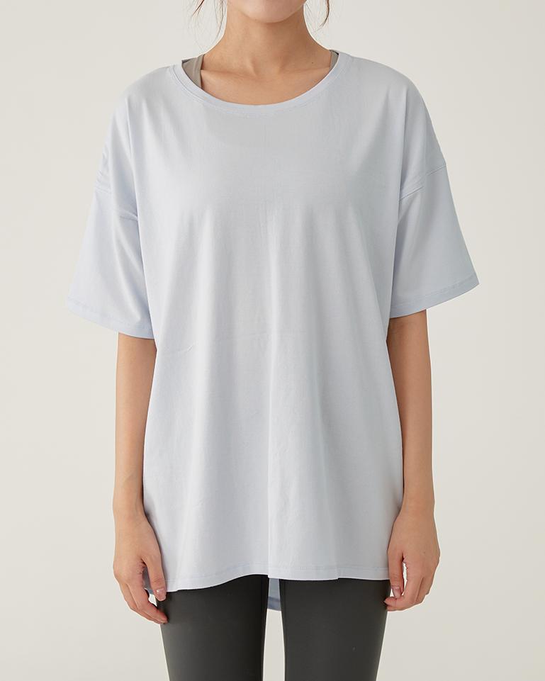 LOVEYOURBODY [1+1] Pima Cotton Oversized Short Sleeve T-Shirt Set