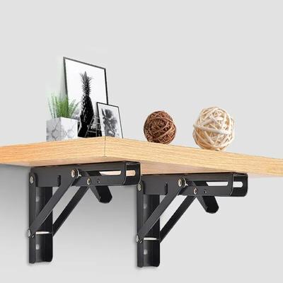 2Pcs Triangle Folding AngleBracket Heavy Support Adiustable WallShelves Mounted Table Shelves HomeHardware