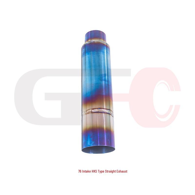 76mm Compatible HKS Straight Exhaust Pipe Modification type exhaust pipe