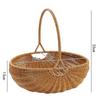 Panier de rangement décoratif en imitation rotin