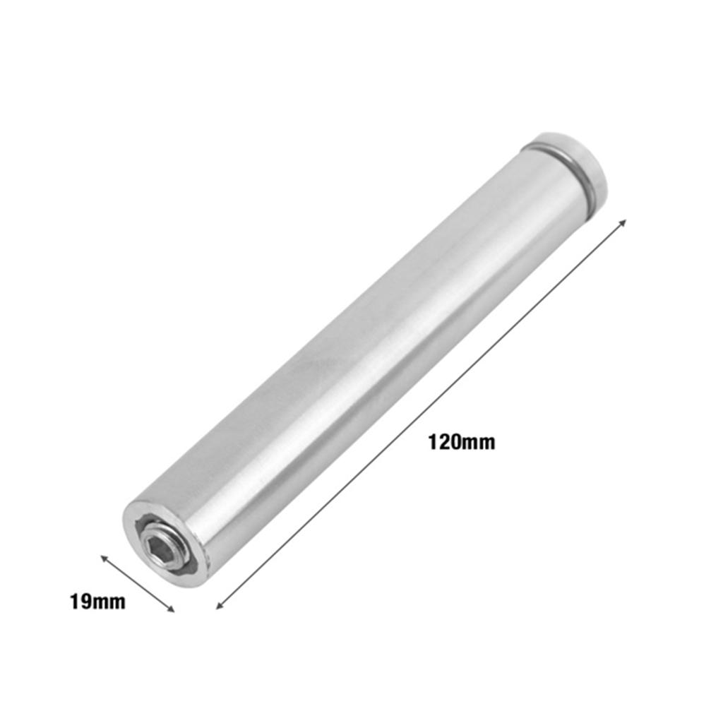 4 Stück Hohlstahl Werbebefestigungsstifte Glasabstandshalter Montage s (19*120mm)