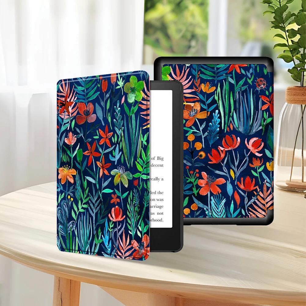 PU Leather Case Ultra Slim Leather Smart Cover with Auto Sleep Wake Color Soft Case for Kindle Paperwhite Signature 2026 7inch