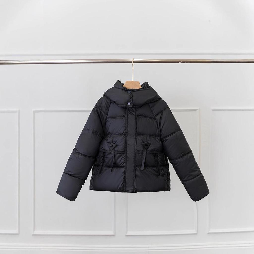 Women's 2025 Winter Short Stand-Up Collar Cotton Jacket - Trendy Thickened Bread Coat