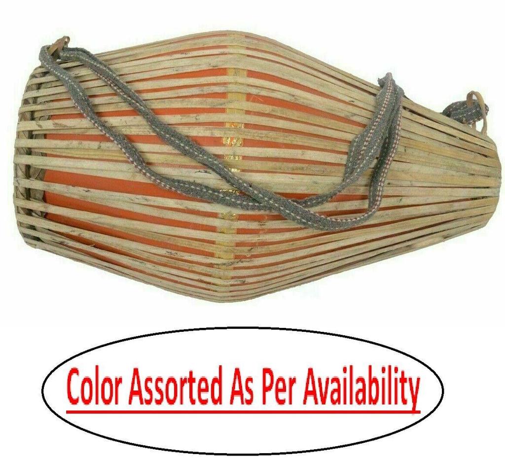 South Indian Musical Pakhawaj Khol Percussion Instrument – Mridangam Drum with Bag