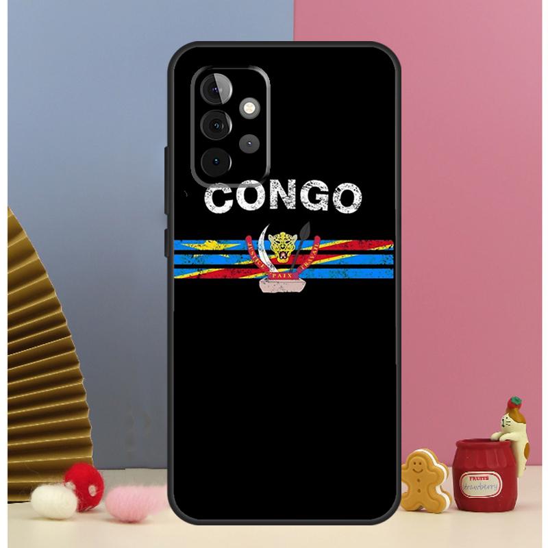 Demokratische Republik Kongo Flagge Hülle Für Samsung Galaxy A13 A33 A53 A26 A16 A36 A56 A15 A35 A55 A14 A34 A54 A12 A32 A52 A17