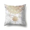 Polyester Pillow Case Automobile Decoration Home Printed Pillow Case Waist Cushion Cover Car Cushion Head Cushion Cover