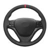 Hand Sewing Car Steering Wheel Cover Wrap For Hyundai Genesis Coupe 2010 2011 2012 2013 2014 2015 2016 Volant Funda Volante