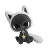 25cm/35cm Mondlicht Katze Plüschtier Elegante Schwarze Katze mit Sternenhimmel-Muster Kawaii Himmlisches Geschenk Für Mädchen & Witchcore-Liebhaber