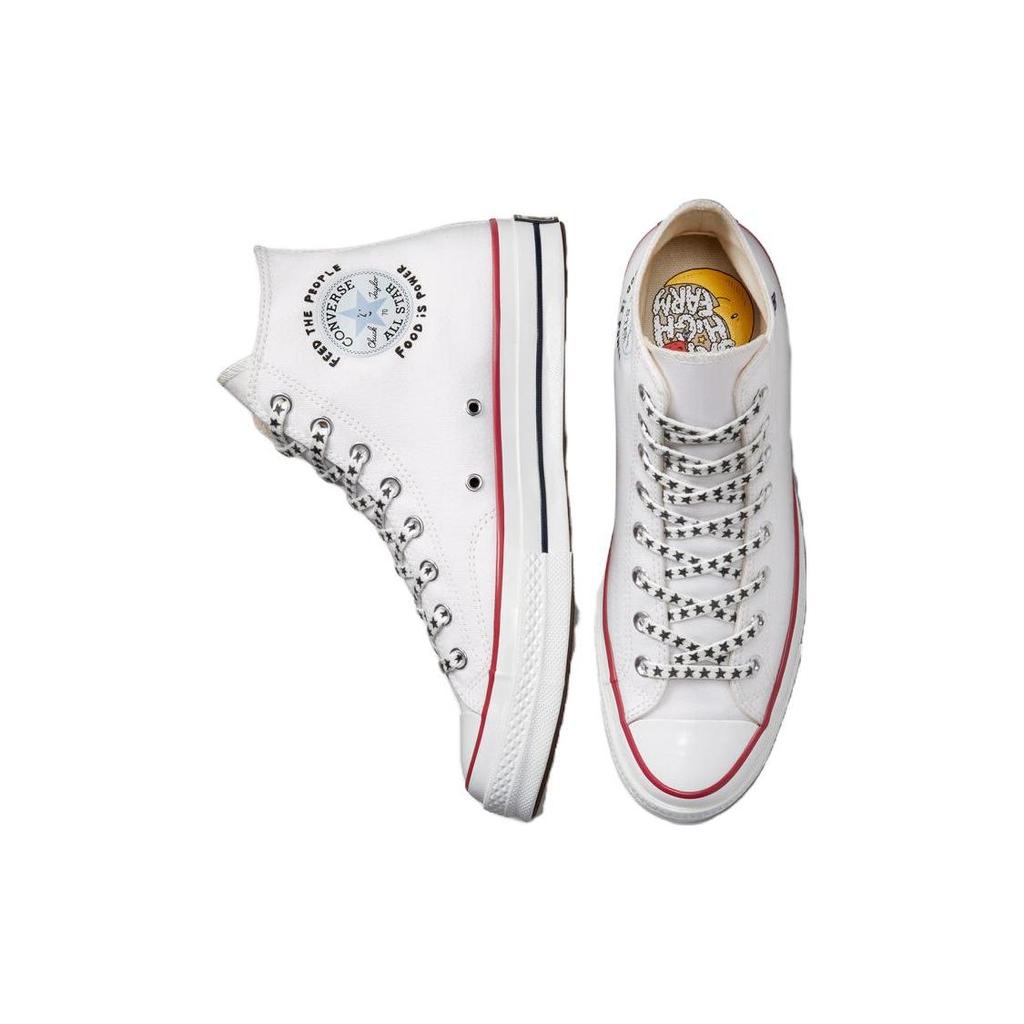 Sky High Farm Workwear X Converse Chuck 70 High Strawberry Moon - White Unisex Sneakers Multi A03328C