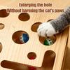Cat Nail File Box Puzzle Enrichment Box Cat Scratcher Wood Play And Scratch Maze Box Stress