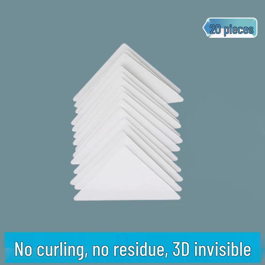 Polo Shirt Collar Shaping Stickers - No Curl Edges, Invisible V-Neck Fixing.