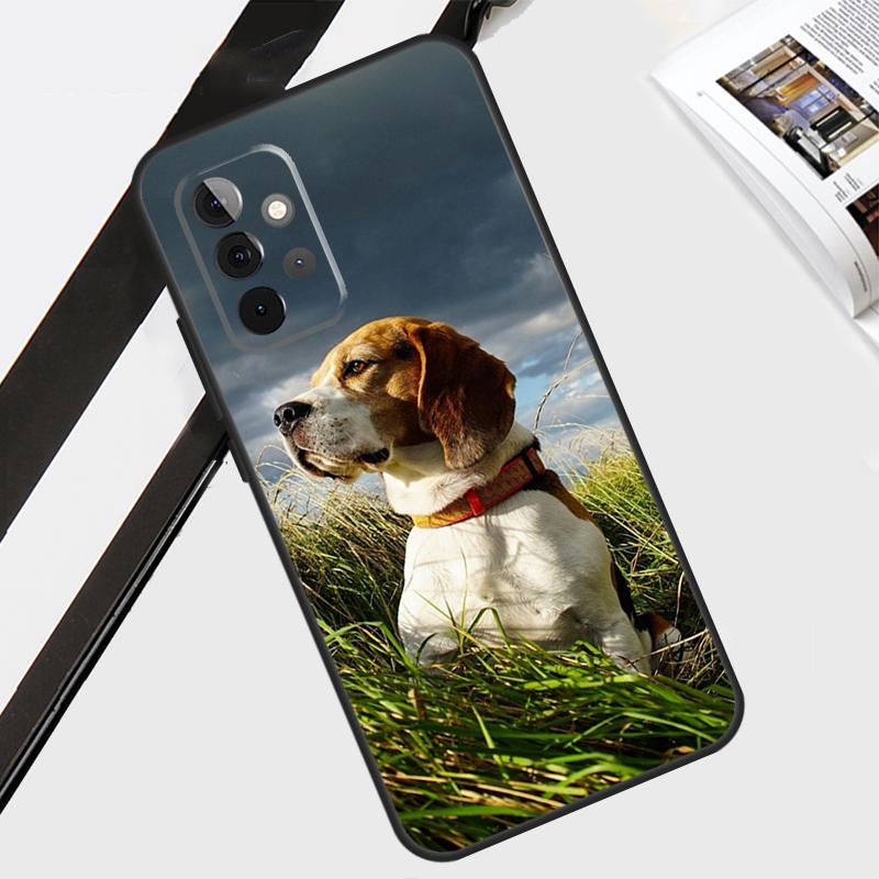 Cute Beagle Dog Case For Samsung Galaxy A06 A56 A36 A26 A16 A54 A34 A14 A12 A22 A32 A52 A13 A53 A15 A35 A55