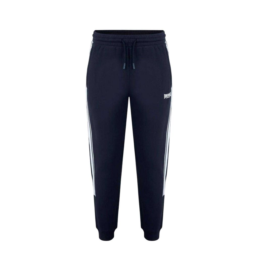 Lonsdale Mens Logo Ribbed Cuff Slim Joggers