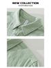 1267 Solid Color Short Sleeve Cotton Linen Shirt
