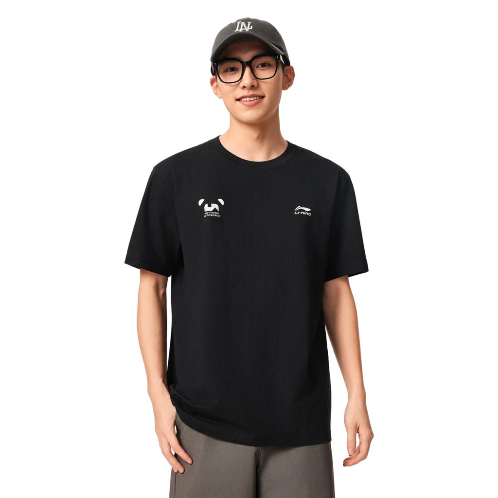 Li Ning Sports Life Collection T Shirt Men's Black AHSVE99-2