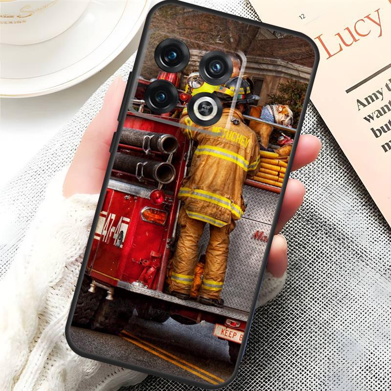 Firefighter Fire Fireman Cover For OnePlus 15 13 13R 13T 12 12R 10T 11 10 Pro OnePlus Nord 5 CE 4 3 Lite N20 N30 Case