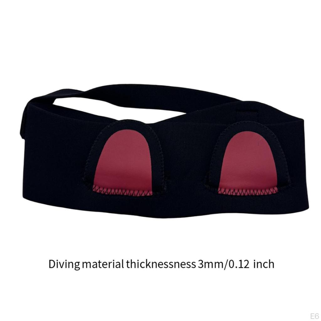 Pásek na ochranu uší pro plavání, neoprenový venkovní doplněk