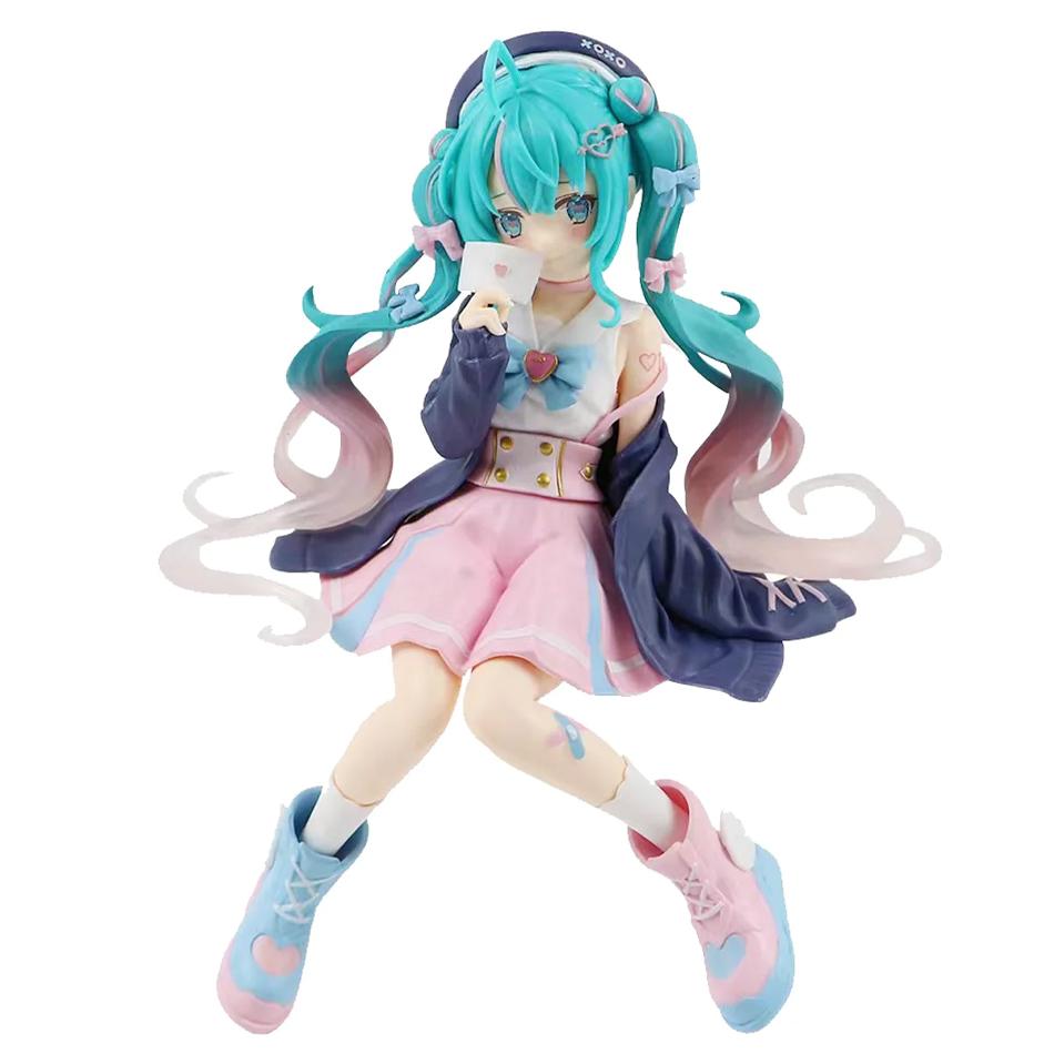 

20cm Sexy Girl Hatsune Miku Anime Figure Fashion Subclture Miku Action Figure Christmas Gift PVC Collection Model Doll Toys