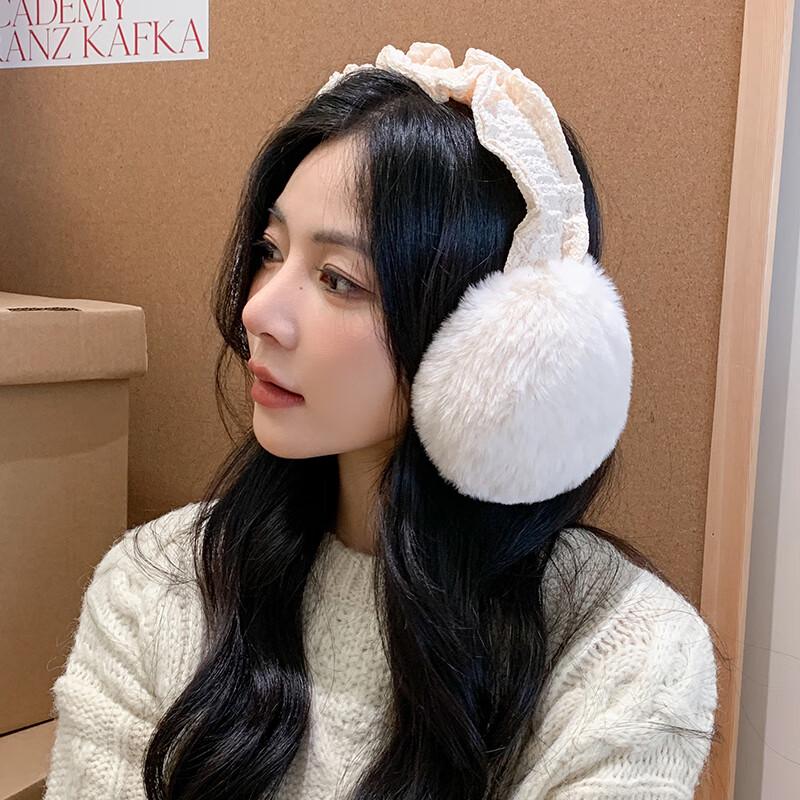 Милые плюшевые зимние наушники-грелки для девочек