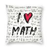 Mathematics Formulas Math Symbol Square Pillowcover Home Decor Science Physics Teacher Gift Cushions Throw Pillow Case for Sofa