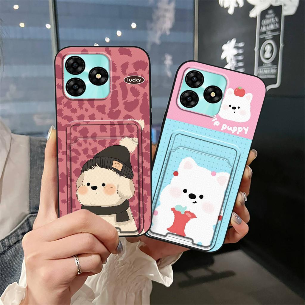 Shockproof TPU Phone Case For UMIDIGI G5/G5A Dirt-resistant Cartoon Card Slot Cute Graffiti Full Wrap Anti-dust Durable