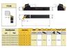 Adjustable M-Type Tool Holder MVQNR/MVQNL, 117.5°, Sizes 1616H16/2020K16/2525M16/3232P16