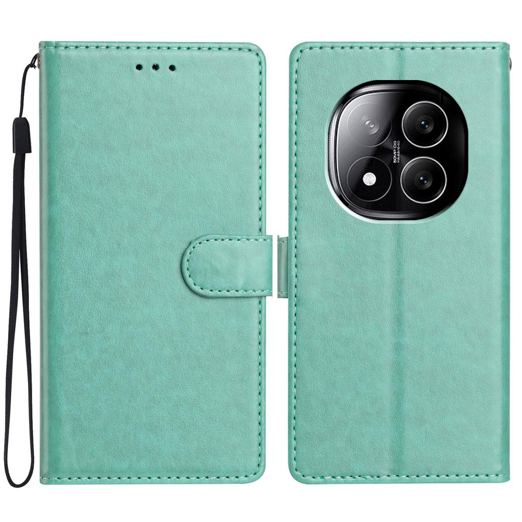 For Xiaomi Redmi Note 14 Pro+ 5G Leather Case Wallet Stand Phone Cover with Handy Strap