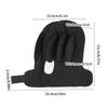 3D Built-in Finger Separator Hand Brace Orthopedic Pad for Contracture Relief Support for Stroke Paralysis Patients Home Therapy