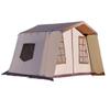 Outdoor Light Luxury Rainproof and Sun Protection Cabin Building Tent Large Family Travel Picnic Roof Tent Shelter