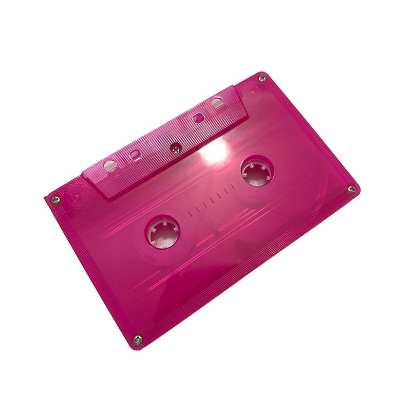 

1 шт. Прозрачная коробка для хранения кассет с аудиомагнитной записью, пылезащитный чехол для кассеты красный