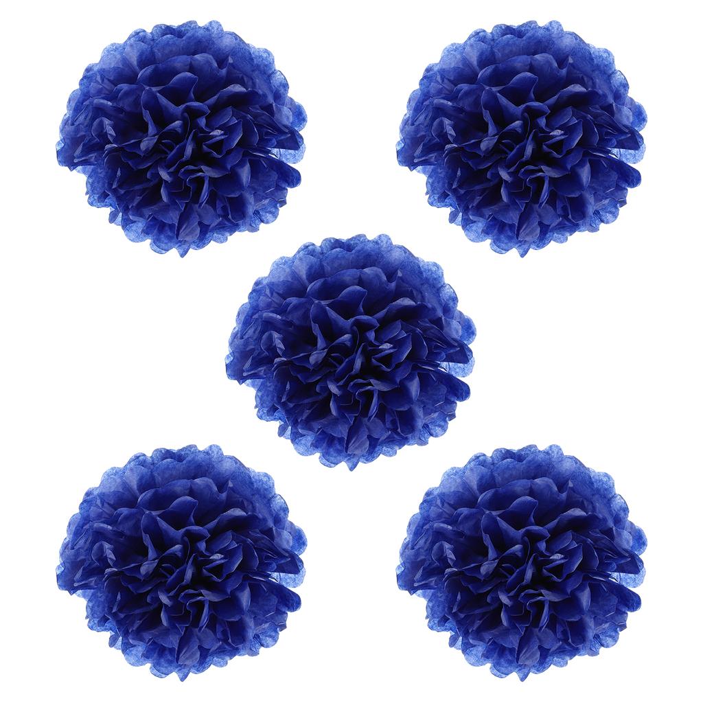 5pcs Paper Flower Ball Tissue Pom Poms Flowers for Wedding Bridal Shower Birthday Bachelorette Party Backdrop Decoration 20cm