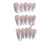 Hand-woven Armor Minimalist White Moonlight Three-dimensional Zircon Light Metering Cat Eye Pure Temperament Manicure Sticker