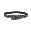 Faux Stylish Unisex Leather Belt With Metal Buckle Belt Paired With Jeans