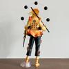 28CM Anime Naruto Uzumaki Naruto Figur Rikudousennin Modus Stående Modell Leketøy Gave Samling Actionfigur PVC