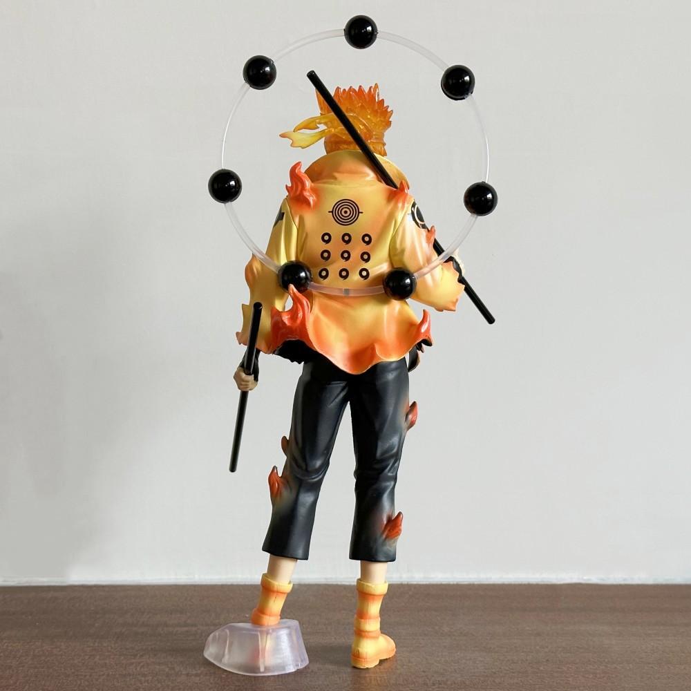 28CM Anime Naruto Uzumaki Naruto Figur Rikudousennin Modus Stående Modell Leketøy Gave Samling Actionfigur PVC