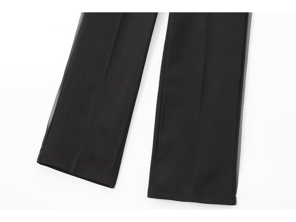 2024 Autumn Women's European & American Style Short Suit Jacket with Casual Long Pants