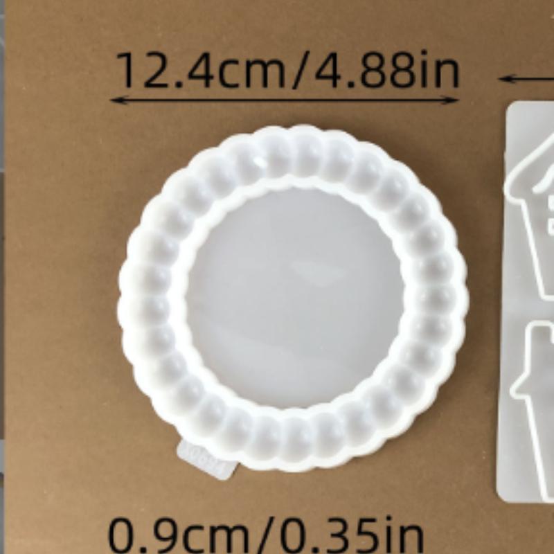 

Bubble ring silicone mold, bead ring pendant mold, house decoration ring mold, ring house hanging decoration, flower ring decora