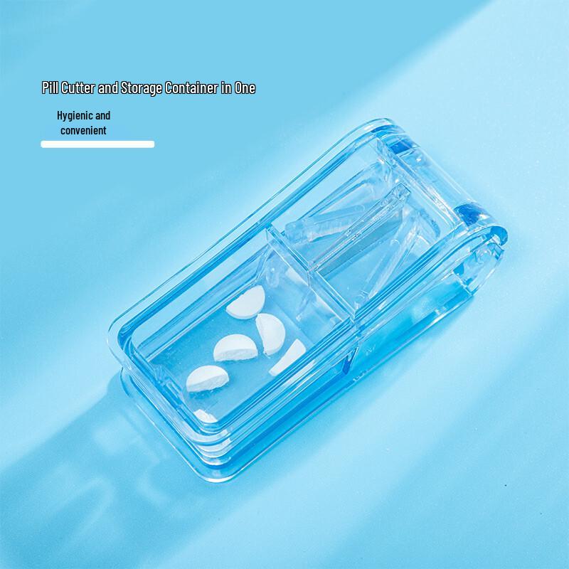 JAJALIN Portable Pill Cutter and Storage Case