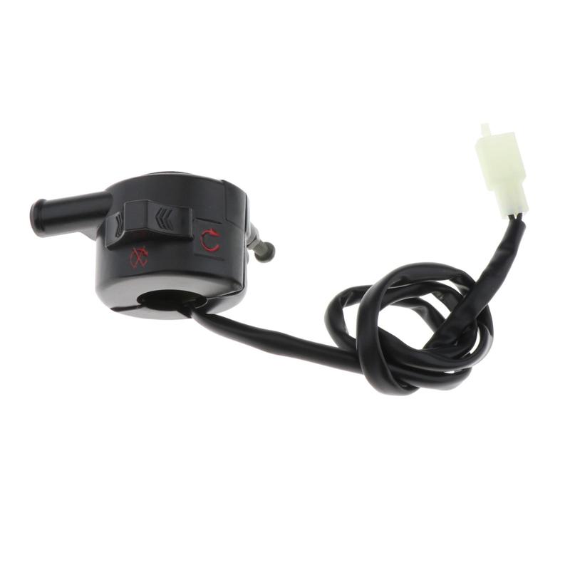 Motorcycle Right Hand Throttle Housing Kill Switch Fit for Yamaha PW80 Peewee 80
