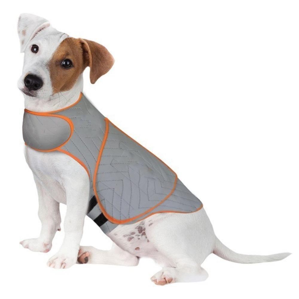 Breathable Dog Calming Shirt Reflective Pet Soothing Clothes Dog Coat Dog Anxiety Jacket  Thunder