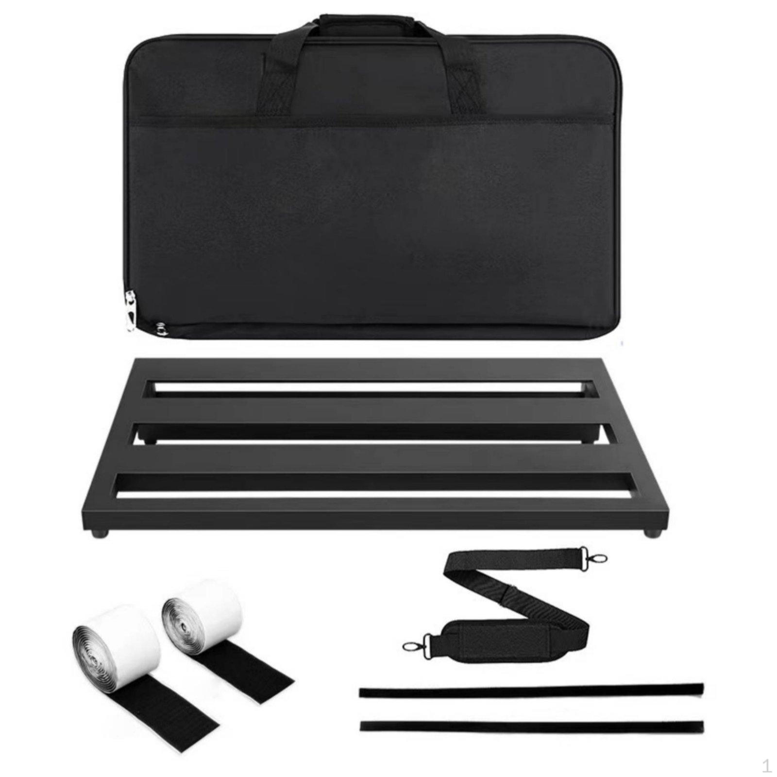 Guitar Pedal Board with Bag Portable Aluminum Pedalboard Lightweight