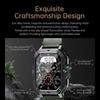 2025 New Men Sports SmartWatch 2.02in Screen Blood Oxygen Heart Rate Bluetooth Talking Watch 100+ Sport Mode Outdoor Smart Watch
