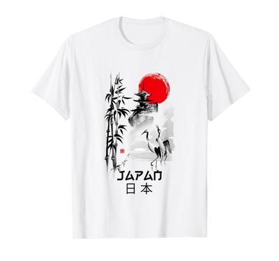 Ich liebe Japan Natur und Tokio Japan Grafikdesign Kultur, T-Shirt