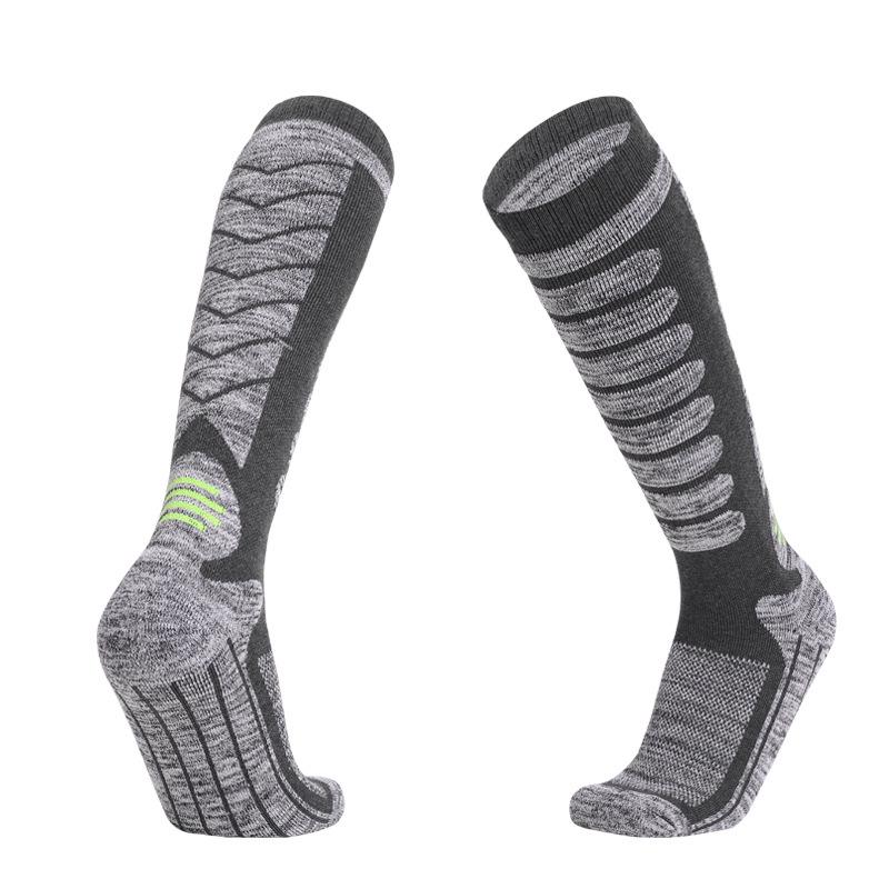 Thickened Terry Bottom Ski Socks - Sweat-Absorbent, Warm Outdoor Sports Socks for Mountaineering