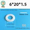 Thickened Nylon Plastic Flat Washer: Hard Plastic Gasket M2-M16