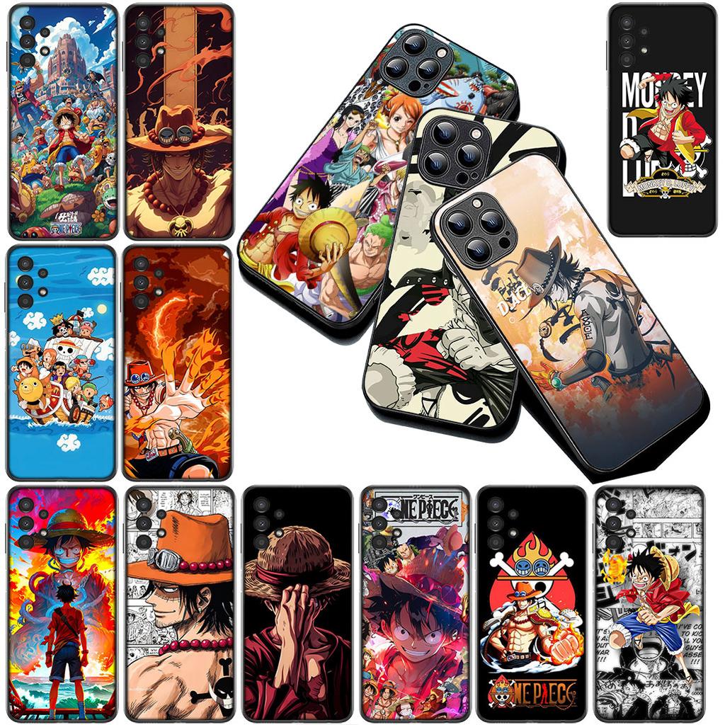 Portgas D Ace One Pieces Luffy Phone Case for Samsung Galaxy S10 S8 S9 Plus A33 A34 A31 70 A71 A72 Note 20 9 8 S10E Cover