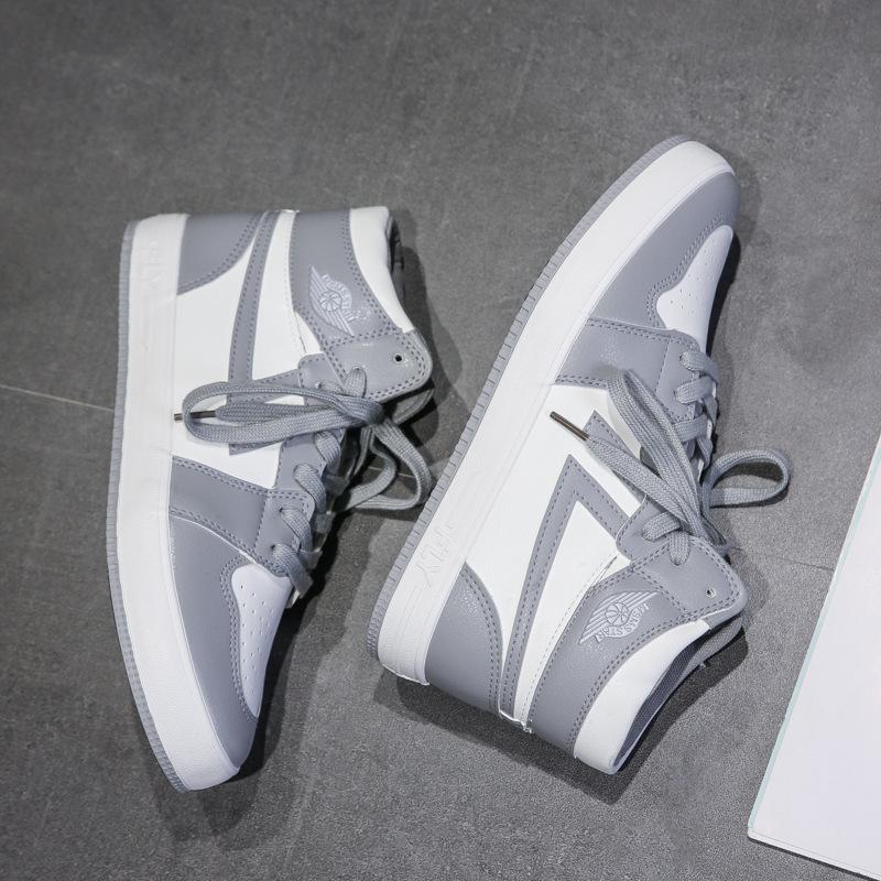 

Осень новые кроссовки Air Force One мужские из микрофибры повседневные мужские студенческие кроссовки с высоким верхом 41 Male