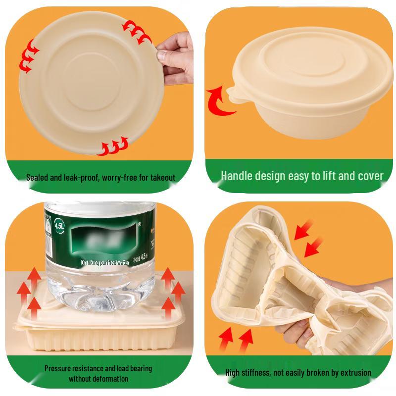 Shenghua Heyiyuan Degradable Disposable Food Container with Lid