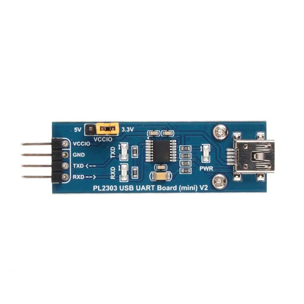 USB zu UART TTL Modul USB Mini AB Stecker 3 Leistungsmodi 3 LED USB UART Serielles Adaptermodul für Win XP 7 8 10 11