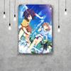 Bofuri Online Cartoon Retro Vintage Tin Sign Poster Decorative Plaque Metal Plate Wall Decor